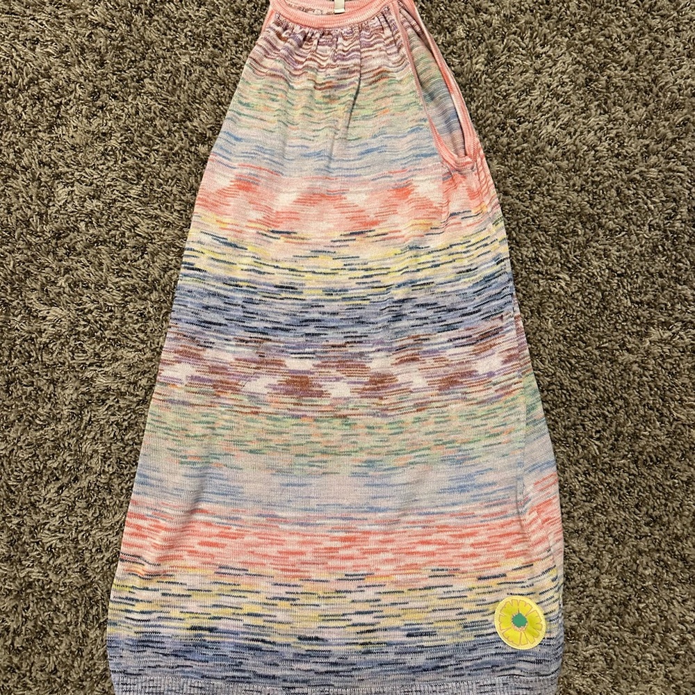 Zimmermann Girls Multicolor Pastel Knit Sundress